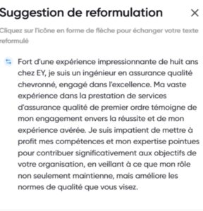 votre CV