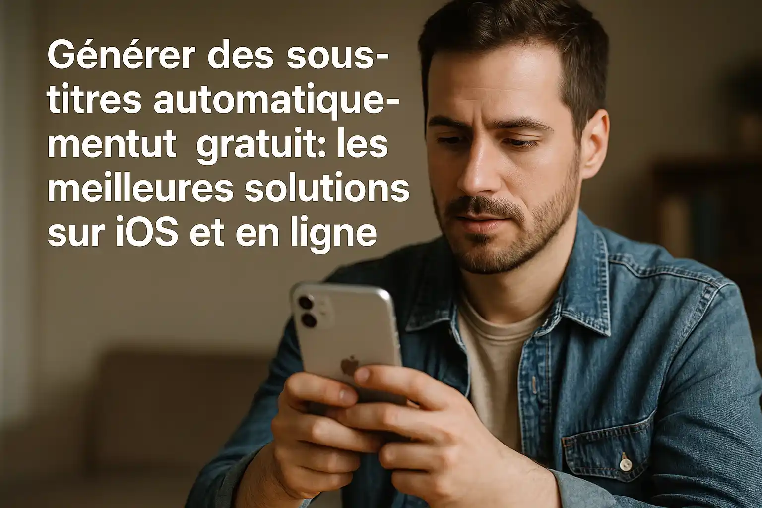Générer des sous-titres automatiquement gratuit : les meilleures solutions sur iOS et en ligne