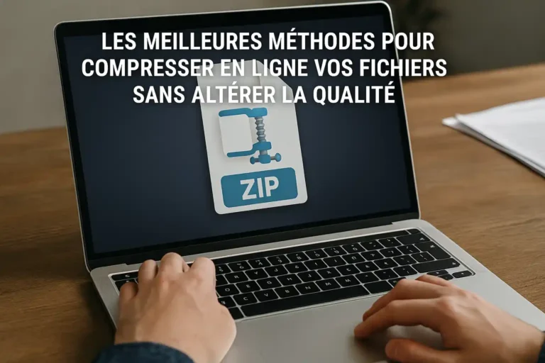 Les meilleures méthodes pour compresser en ligne vos fichiers sans altérer la qualité