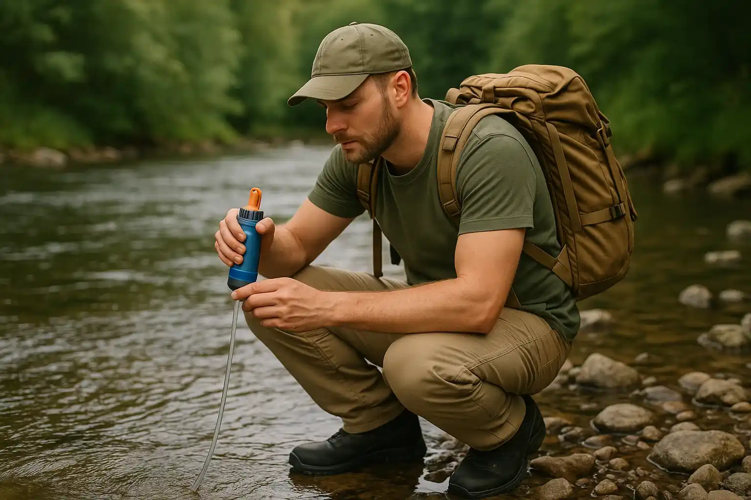 Comment filtrer l’eau de rivière pour la rendre potable ?