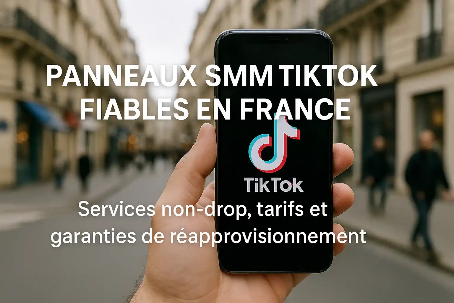 Panneaux SMM TikTok fiables en France : Services non-drop, tarifs et garanties de réapprovisionnement