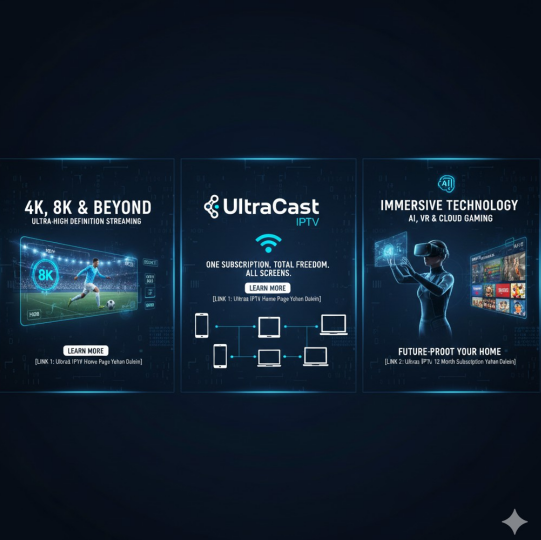 The Future of Entertainment: 4K, 8K, and Beyond – The IPTV Revolution