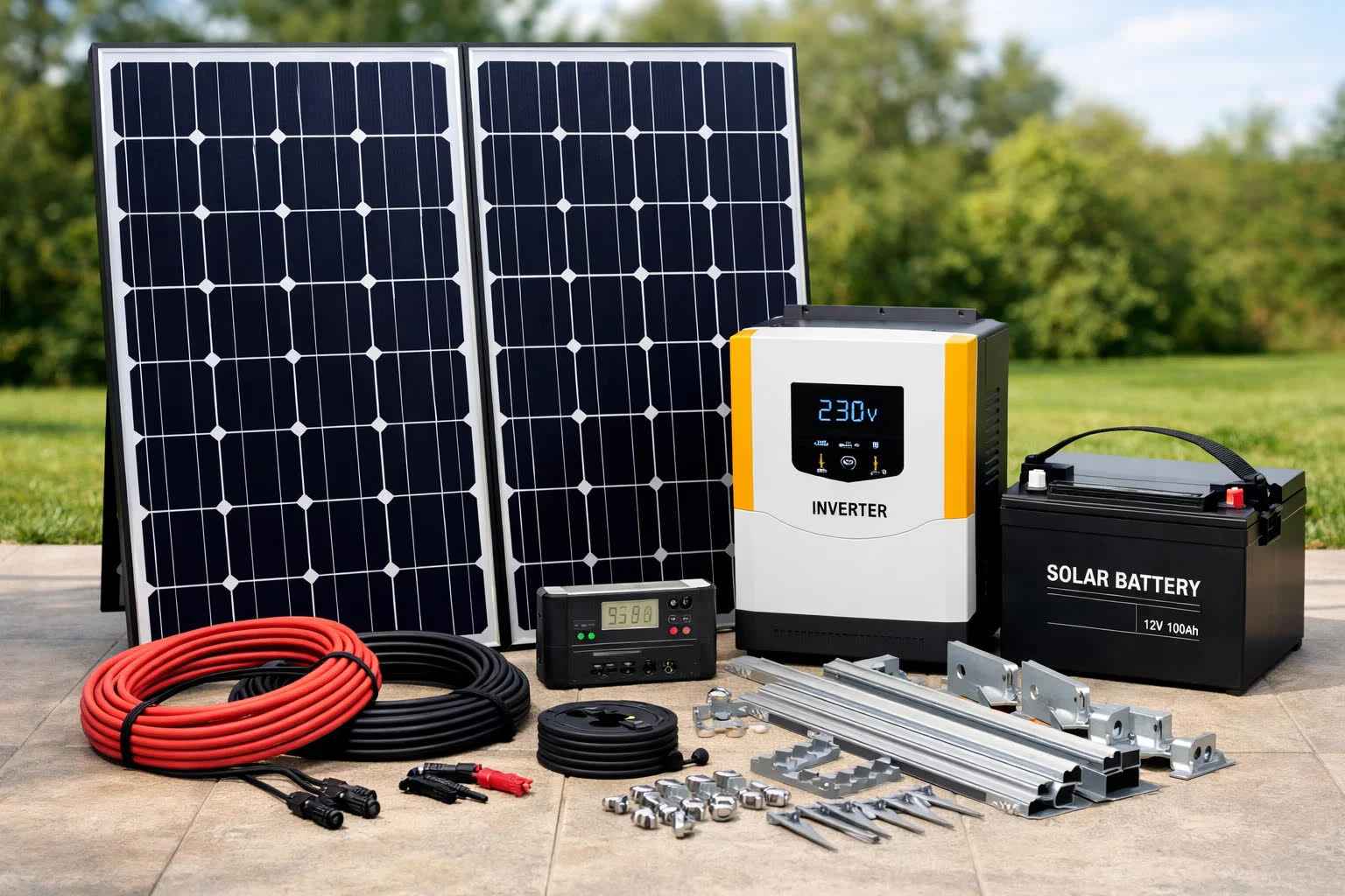 Installation et entretien d’un panneau solaire kit 
