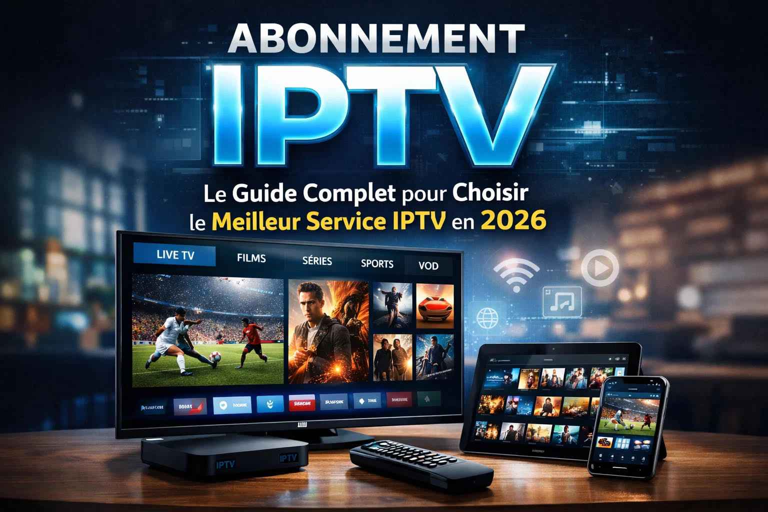 Abonnement IPTV : Le Guide Complet pour Choisir le Meilleur Service IPTV en 2026