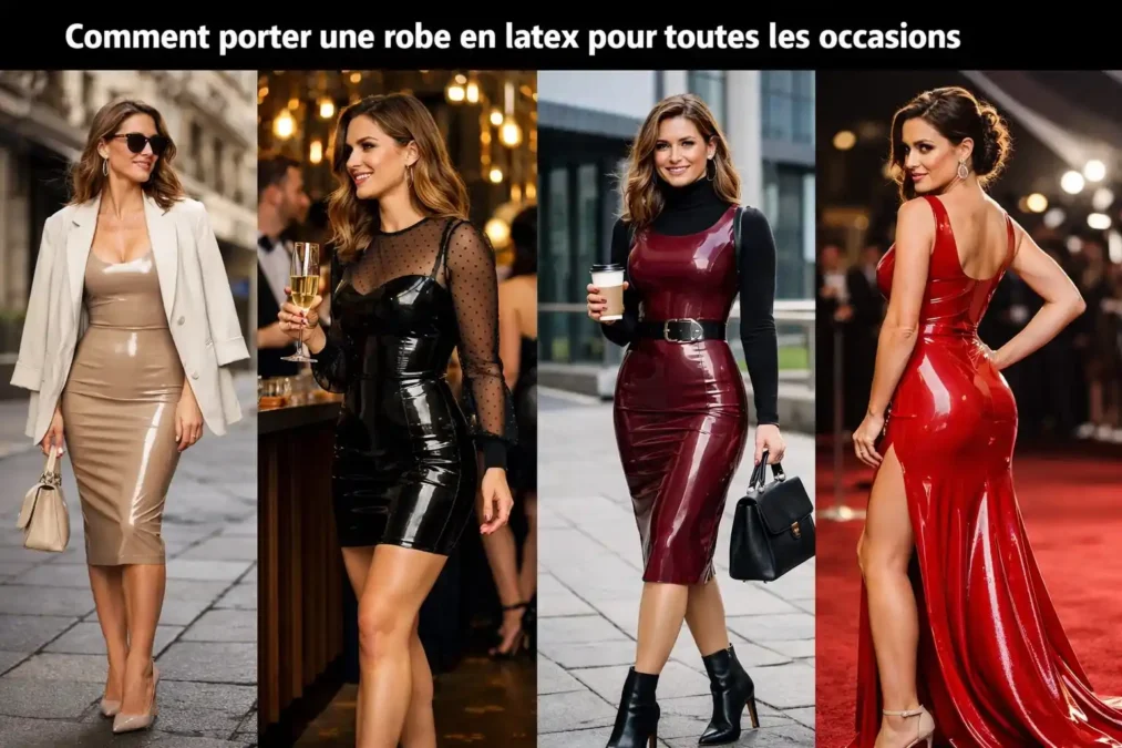 Comment porter une robe en latex pour toutes les occasions