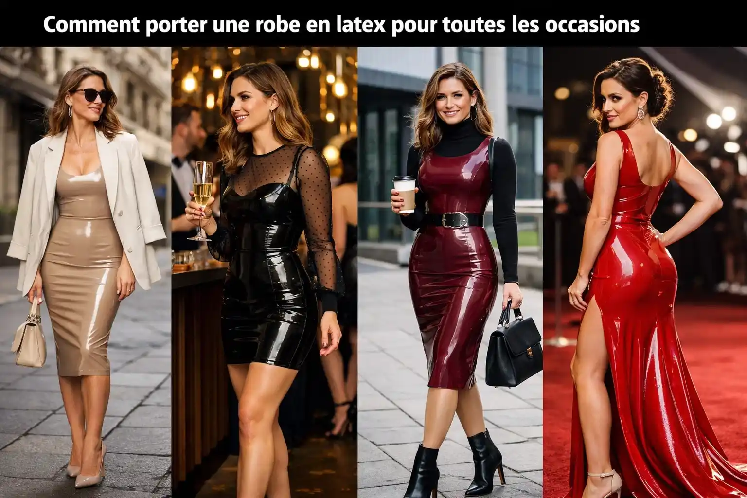 Comment porter une robe en latex pour toutes les occasions