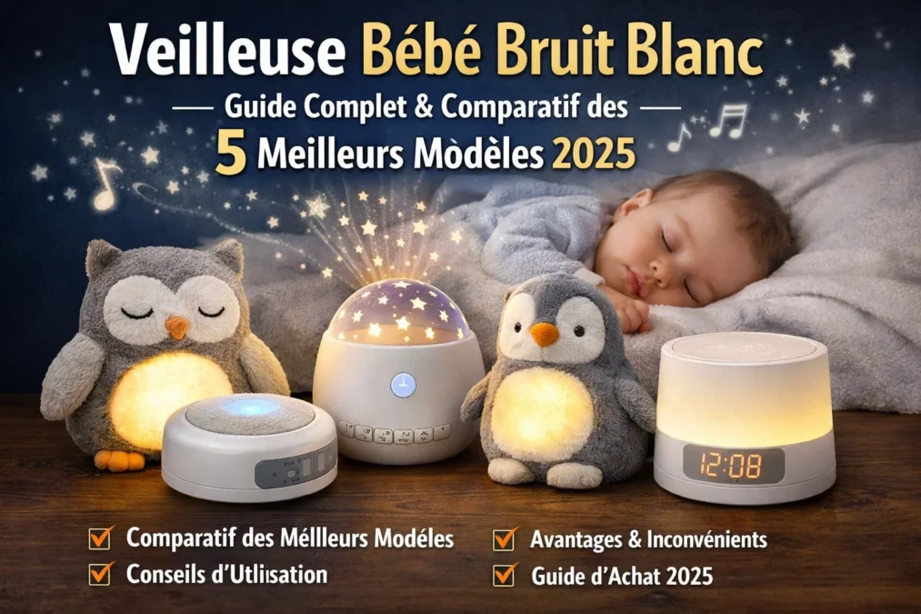 Veilleuse Bébé Bruit Blanc : Guide Complet & Comparatif des 5 Meilleurs Modèles 2025