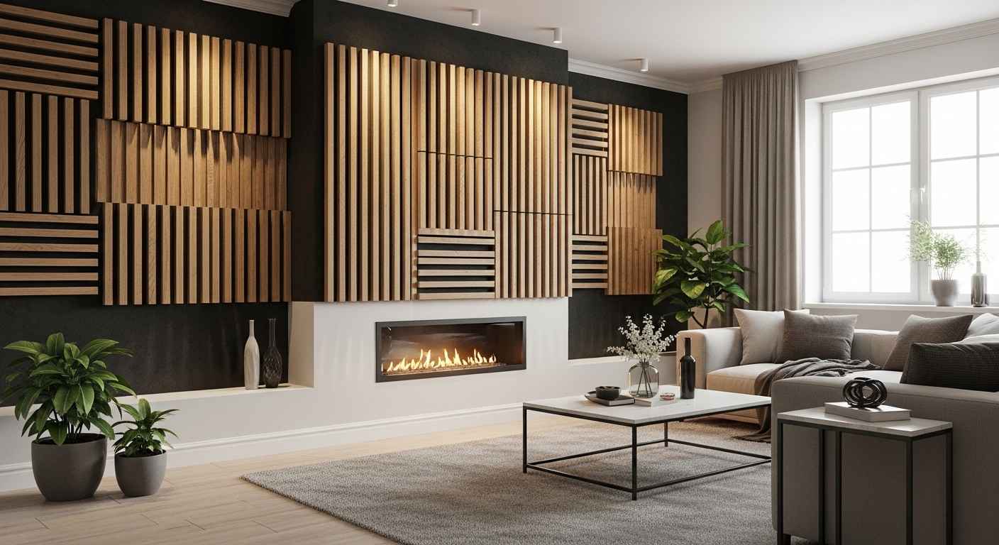 Les panneaux acoustiques en bois Akupanel allient esthétique et fonctionnalité pour l’intérieur