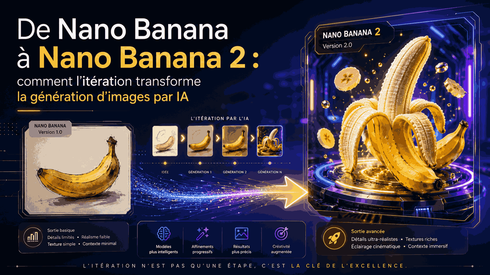 De Nano Banana à Nano Banana 2 : comment l’itération transforme la génération d’images par IA