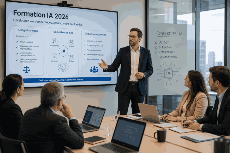 Formation IA Entreprise en 2026 : Pourquoi C’est Devenu une Obligation Légale et Comment Choisir son Organisme